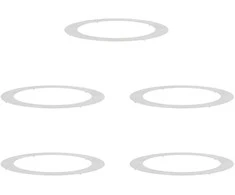 tinkamas plokštiems medžio žiedams 5 pcs Sidabro Ø90 / 120 cm