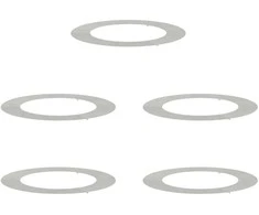 tinkamas plokštiems medžio žiedams 5 pcs Sidabro Ø60 / 90 cm