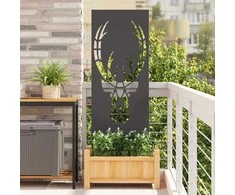 Sodo privatumo ekranas Gyvūnų raštai Juoda 50 x 140 cm