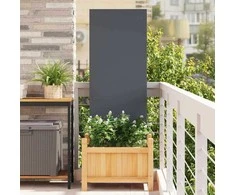 Sodo privatumo ekranas „Fretwork“ Antracitas 50 x 140 cm