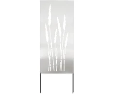 Nuotraukų rėmelis Sodo privatumo ekranas Sidabro 50 x 140 cm Nerūdijantis plienas