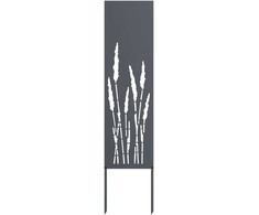 Sodo privatumo ekranas „Fretwork“ antracito spalvos 32 x 140 cm