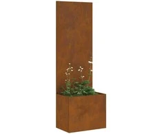 Sodo privatumo ekranas „Fretwork“ Rūdijanti 50 x 32 x 150 cm