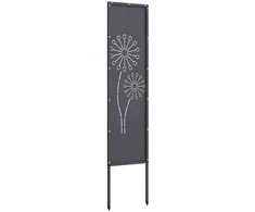 Sodo privatumo ekranas „Fretwork“ Antracitas 32 x 140 cm