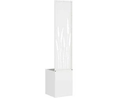 Sodo privatumo ekranas „Fretwork“ Balta 32 x 150 cm