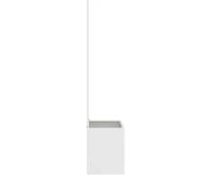 Sodo privatumo ekranas „Fretwork“ Balta 50 x 150 cm