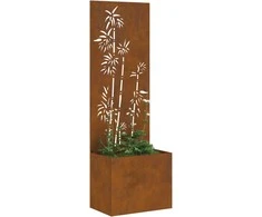 Sodo privatumo ekranas Gėlių Rūdijanti 50 x 150 cm