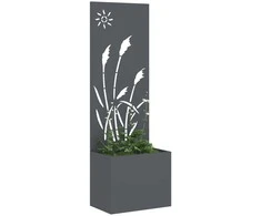 Sodo privatumo ekranas „Fretwork“ Antracitas 50 x 140 cm