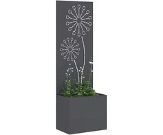 Sodo privatumo ekranas „Fretwork“ Antracitas 50 x 150 cm