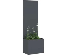 Sodo privatumo ekranas „Fretwork“ Antracitas 50 x 150 cm