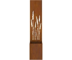 Sodo privatumo ekranas „Fretwork“ Rūdijanti 32 x 150 cm
