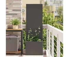 Sodo privatumo ekranas „Fretwork“ Juoda 50 x 150 cm