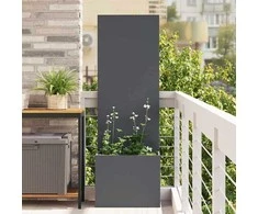 Sodo privatumo ekranas „Fretwork“ Antracitas 50 x 150 cm