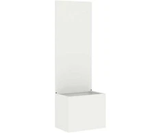 Sodo privatumo ekranas „Fretwork“ Balta 50 x 32 x 150 cm
