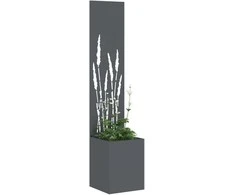 Sodo privatumo ekranas „Fretwork“ Antracitas 32 x 150 cm