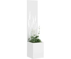 Sodo privatumo ekranas „Fretwork“ Balta 32 x 150 cm