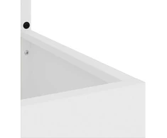 Sodo privatumo ekranas Gėlių Balta 32 x 150 cm