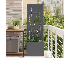 Sodo privatumo ekranas „Fretwork“ Antracitas 50 x 150 cm