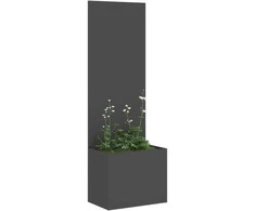 Sodo privatumo ekranas „Fretwork“ Juoda 50 x 150 cm