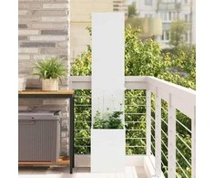 Sodo privatumo ekranas „Fretwork“ Balta 32 x 150 cm