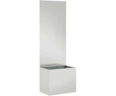 Sodo privatumo ekranas „Fretwork“ Sidabro 50 x 32 x 150 cm