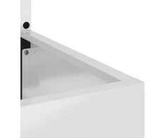 Sodo privatumo ekranas „Fretwork“ Sidabro 50 x 150 cm