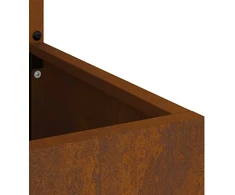 Sodo privatumo ekranas „Fretwork“ Rūdijanti 32 x 140 cm