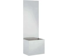 Sodo privatumo ekranas „Fretwork“ Sidabrinė 50 x 32 x 150 cm