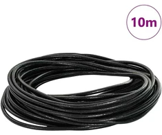 Odinė gija Juoda Ø3 mm x 10 m Oda