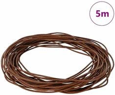 Odinė gija Šviesiai rudas Ø1 mm x 5 m Oda