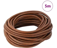 Odinė gija Šviesiai rudas Ø4 mm x 5 m Oda