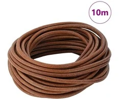 Odinė gija Šviesiai rudas Ø5 mm x 10 m Oda