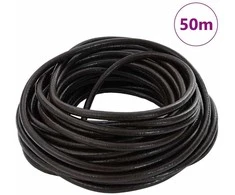 Odinė gija Tamsiai rudas Ø4 mm x 50 m Oda