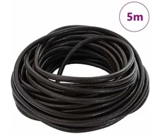 Odinė gija Tamsiai rudas Ø5 mm x 5 m Oda