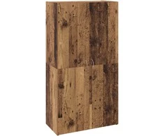 Ofiso spinta Juodas ąžuolas 60 x 32 x 115 cm Apdirbta mediena
