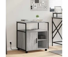 Spintelė su krovimo stotimi Pilkas Sonoma 61 x 46 x 67 cm