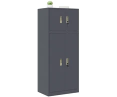 Oppbevaringsskap 2 vnt. Antracitas 60 x 40 x 145 cm Plienas