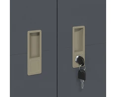 Oppbevaringsskap 2 vnt. Antracitas 90 x 40 x 180 cm Plienas