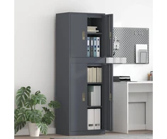 Oppbevaringsskap 2 vnt. Antracito 60 x 40 x 175 cm Plienas