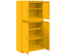 Oppbevaringsskap 2 vnt. Garstyčių geltona 90 x 40 x 175 cm