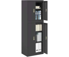 Oppbevaringsskap 2 vnt. Juoda 60 x 40 x 175 cm Plienas