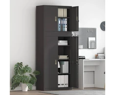 Oppbevaringsskap 2 vnt. Juoda 80 x 40 x 210 cm Plienas