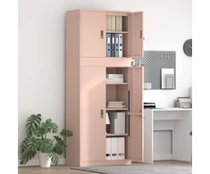 Oppbevaringsskap 2 vnt. Rožinė 80 x 40 x 210 cm Plienas