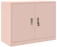 Oppbevaringsskap 2 vnt. Rožinė 90 x 40 x 210 cm Plienas