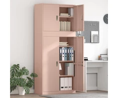 Oppbevaringsskap 2 vnt. Rožinė 90 x 40 x 210 cm Plienas