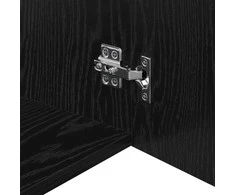 Oppbevaringsskap 3 vnt. Juodas ąžuolas 80 x 42,5 x 225 cm