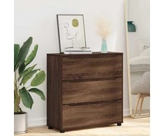 Oppbevaringsskap 80 x 31 x 81 cm Apdirbta mediena Rudas ąžuolas