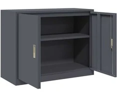 Oppbevaringsskap Antracitas 90 x 40 x 70 cm Plienas