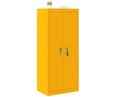 Oppbevaringsskap Garučių geltona 60 x 40 x 140 cm Plienas
