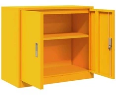 Oppbevaringsskap Garučių geltona 80 x 40 x 70 cm Plienas